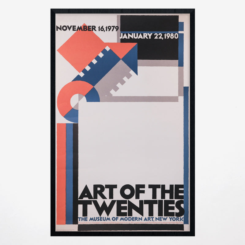 Alvar Aalto展ポスター　MOMA Vintage 1979 MoMA Art of the Twenties Poster – Porchlight Design Co.