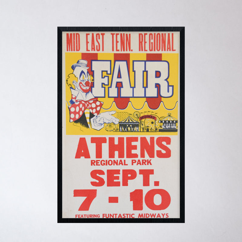 Vintage Carnival Poster: Athens, Tennessee