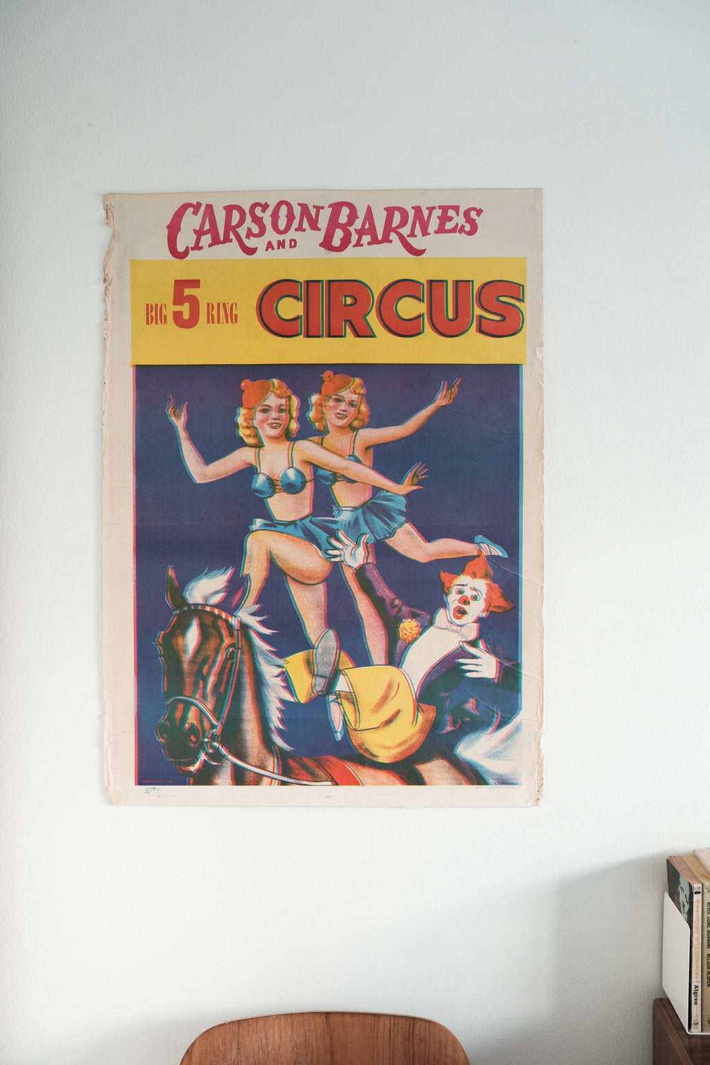 Vintage 1960s Circus Poster – Porchlight Design Co.