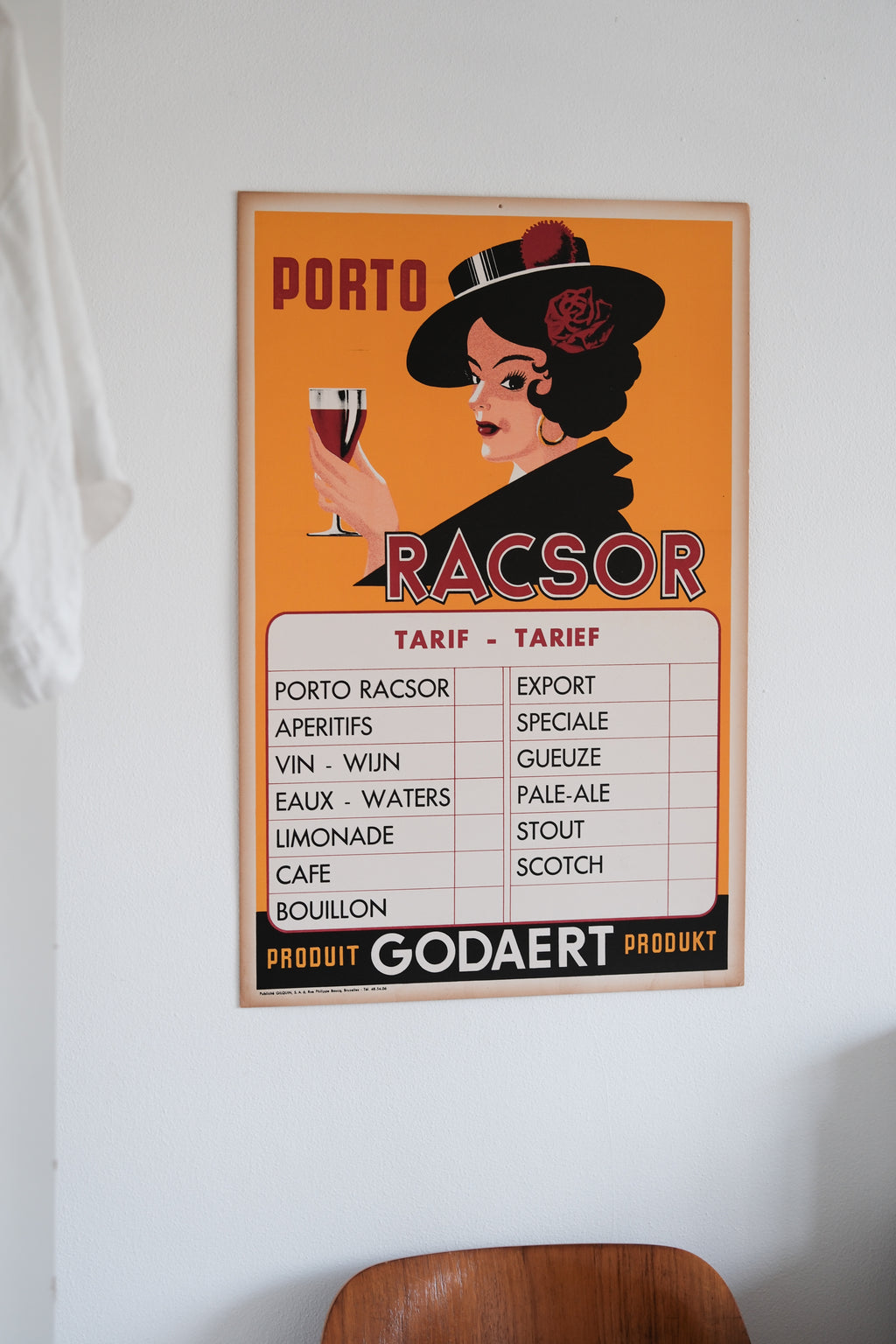 Vintage Mid-Century Racsor Aperitivo Poster – Porchlight Design Co.