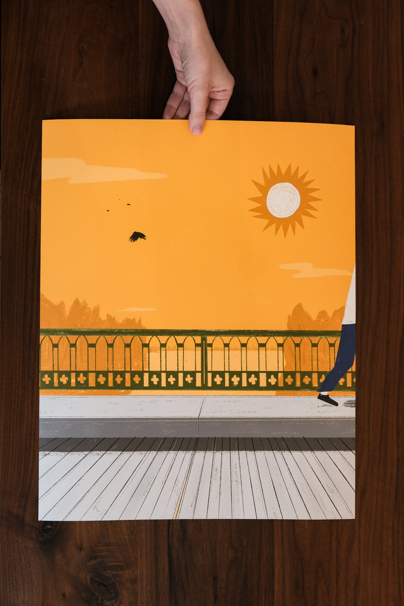 Montlake Bridge in the Morning Print