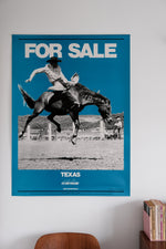 Vintage 1970s Greyhound Texas Poster