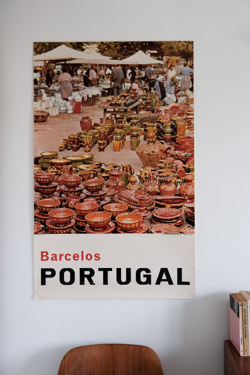 Vintage 1960s Portugal Travel Poster