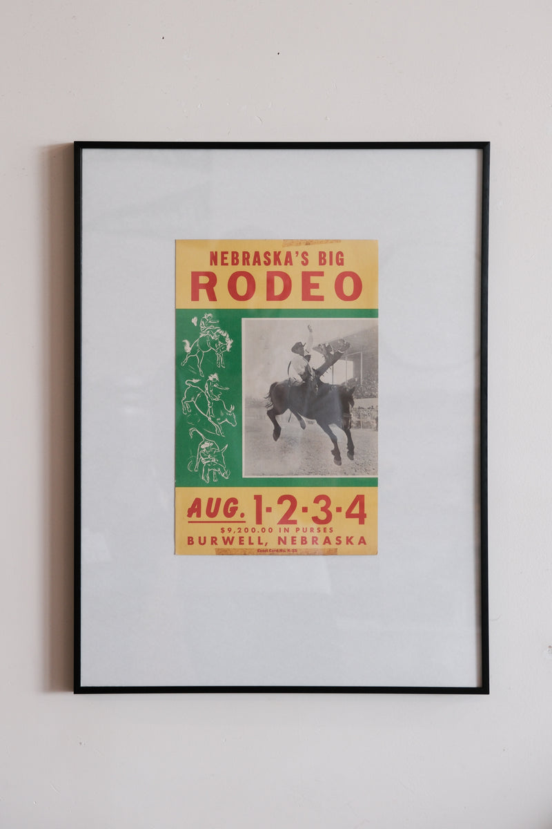 1950s Rodeo Posters (Framed at Porchlight)