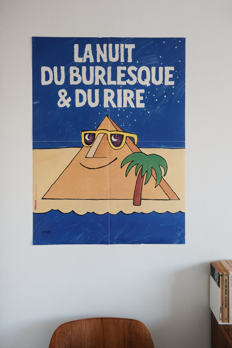 Vintage French Burlesque Poster