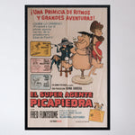 Vintage 1960s Flintstones Poster (Spanish)