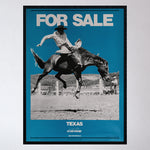 Vintage 1970s Greyhound Texas Poster
