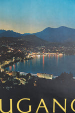Vintage 1960s Lugano Travel Poster