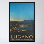 Vintage 1960s Lugano Travel Poster
