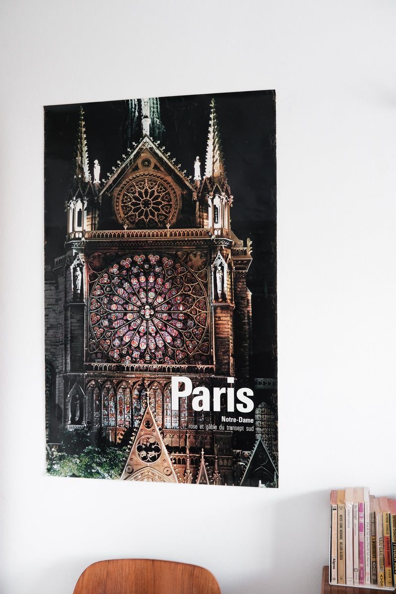 Vintage 1960s Paris Travel Poster