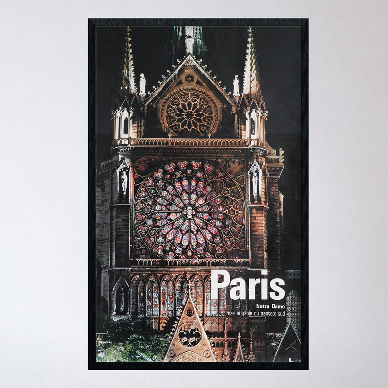 Vintage 1960s Paris Travel Poster