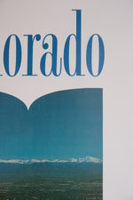 Vintage 1970s Western Airlines Colorado Poster