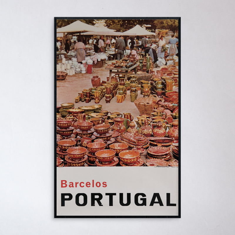 Vintage 1960s Portugal Travel Poster