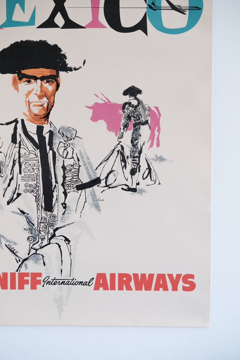 Braniff Airlines poster 1950s