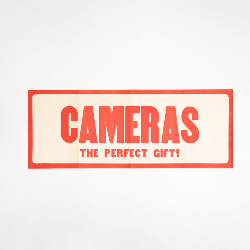 Vintage "Cameras" Camera Shop Signage