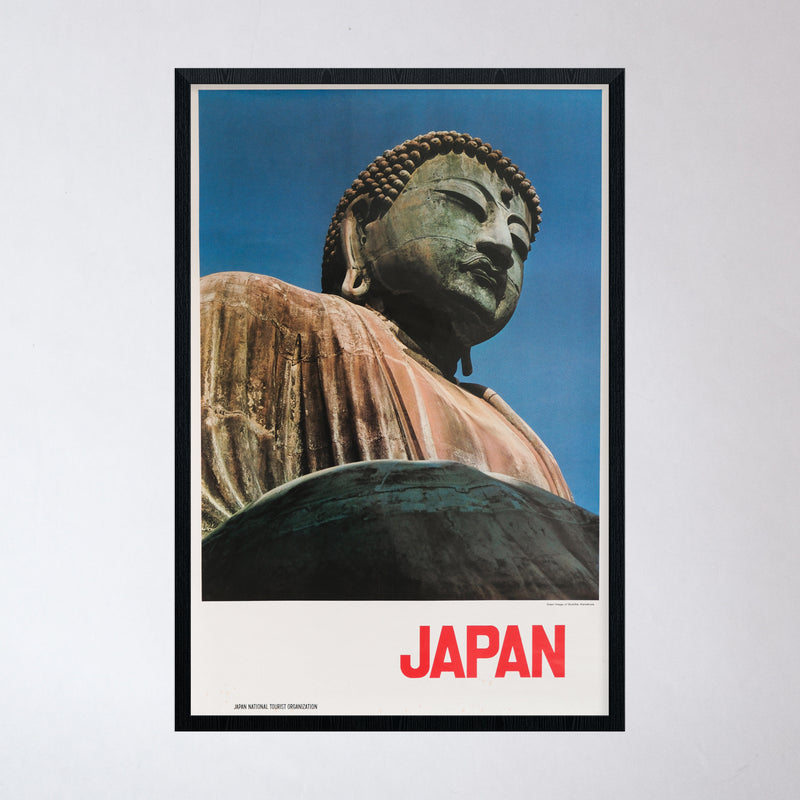Vintage 1960s Japan Travel Poster (Buddha)