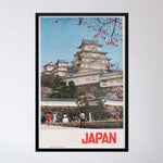 Vintage 1960s Japan Travel Poster (Castle/Temple)