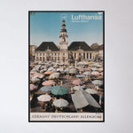 Vintage 1960s Lufthansa Germany Poster