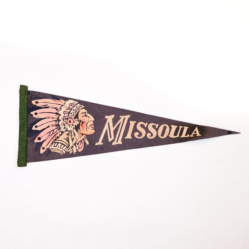 Vintage Missoula, MT Pennant