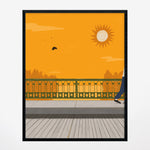 Montlake Bridge in the Morning Print