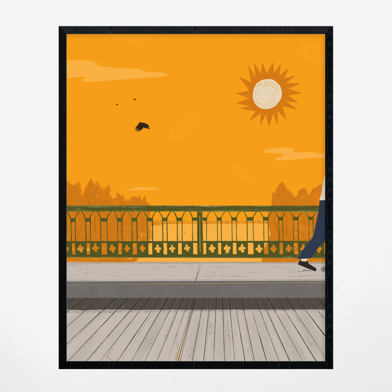 Montlake Bridge in the Morning Print