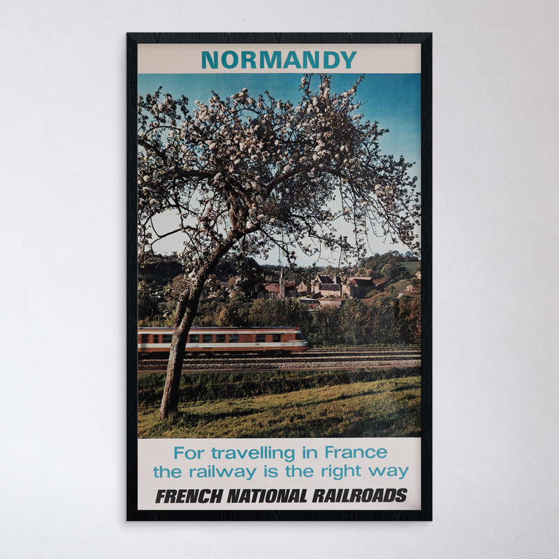 Vintage 1960s Normandy Travel Poster