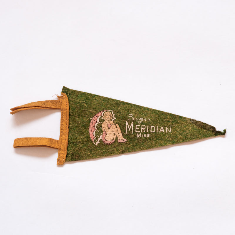 Vintage Meridian, Mississippi Pennant