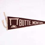 Vintage Butte, Montana Pennant