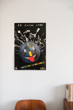 Vintage 1988 French Fetes De La Musique Poster