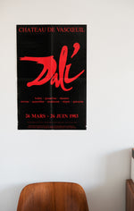 Vintage Salvador Dali Exhibition Poster