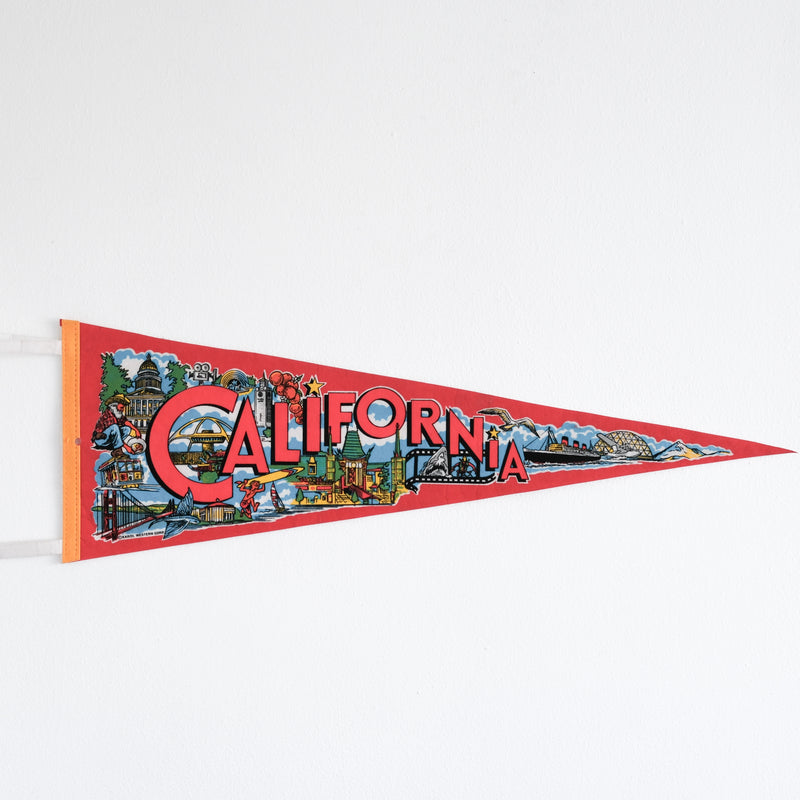 Vintage California Pennant