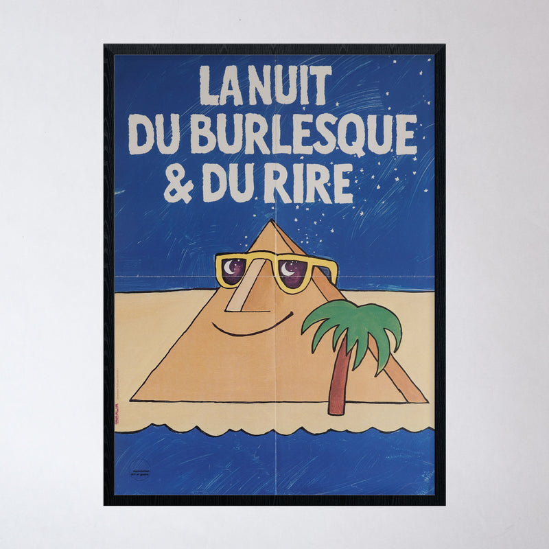 Vintage French Burlesque Poster