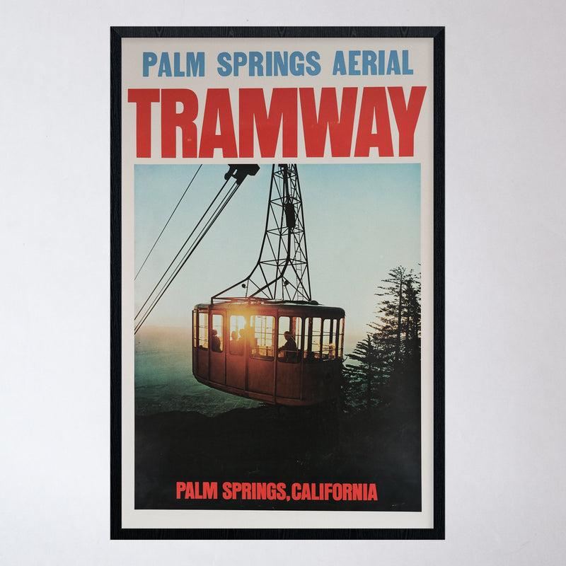 Vintage 1960s Palm Springs Aerial Tramway Poster