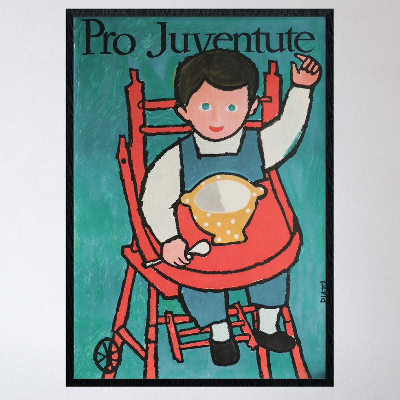 Vintage 1950s Swiss Children's Poster (Large)