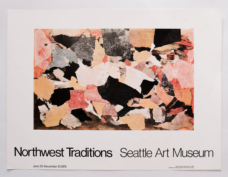 Vintage 1978 Seattle Art Museum Paul Horiuchi Poster