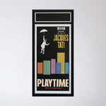 Vintage "Playtime" Italian Movie Poster