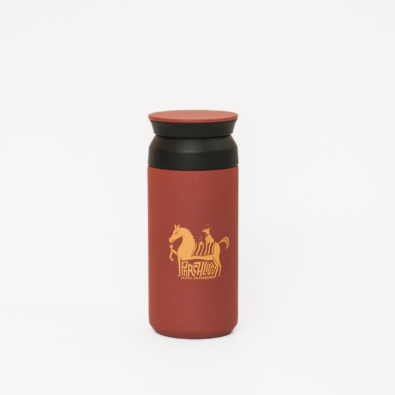 Porchlight Travel Tumbler in Burgundy Rust