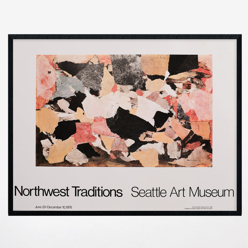 Vintage 1978 Seattle Art Museum Paul Horiuchi Poster