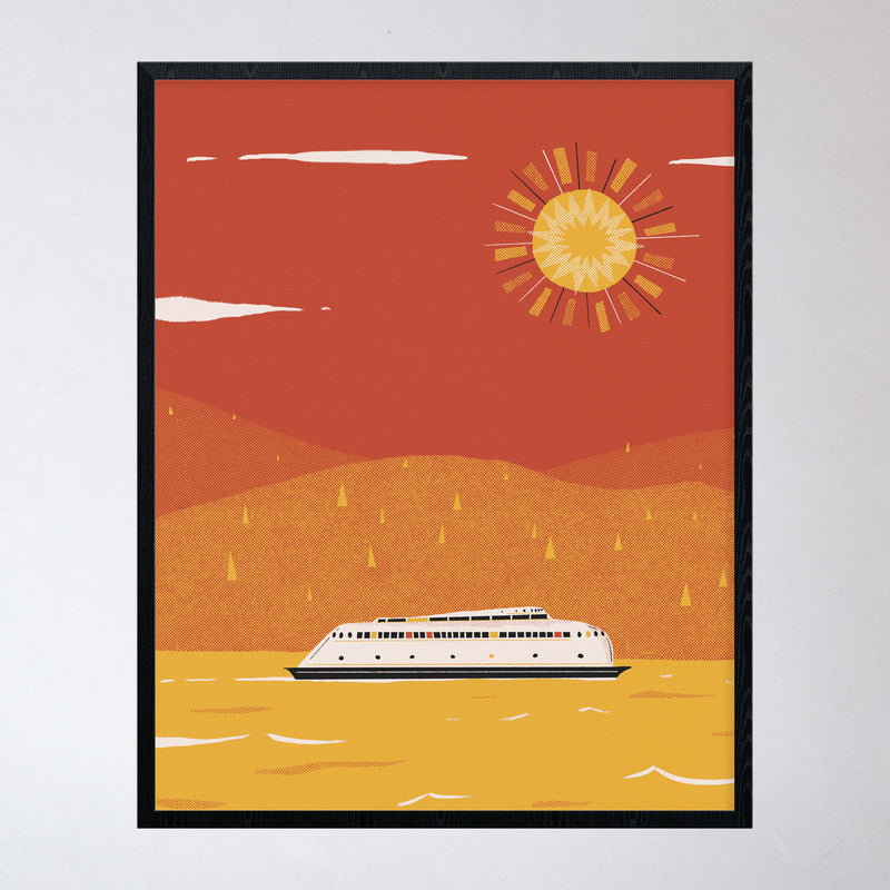 Summer Ferry Print