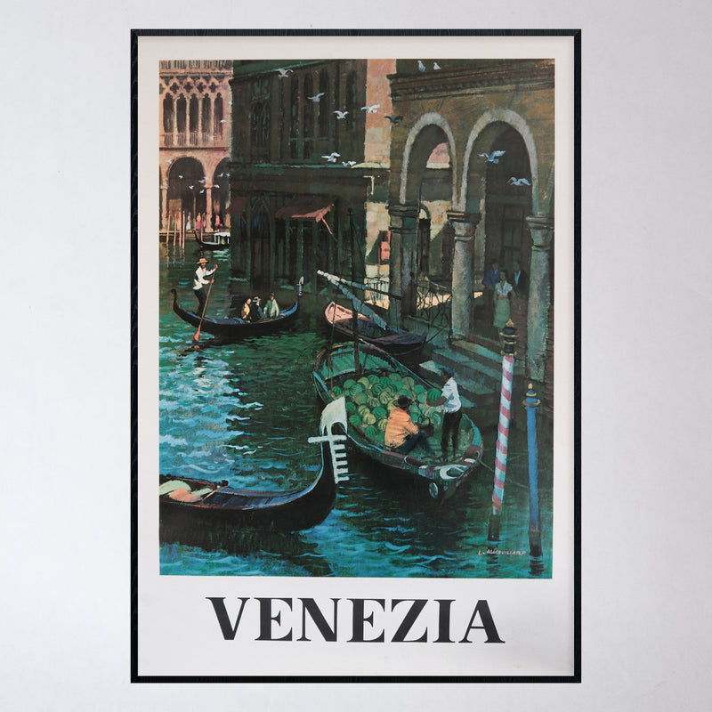 Vintage 1960s Venice, Italy (Venezia) Poster