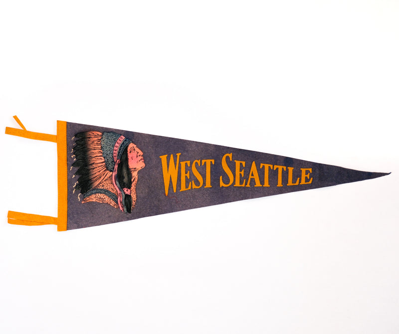 Vintage West Seattle Pennant