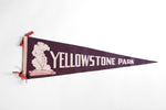 Vintage Yellowstone National Park Pennant