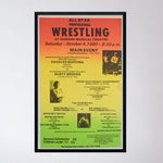 Vintage Wrestling Poster: 1980 Sunrise, Florida