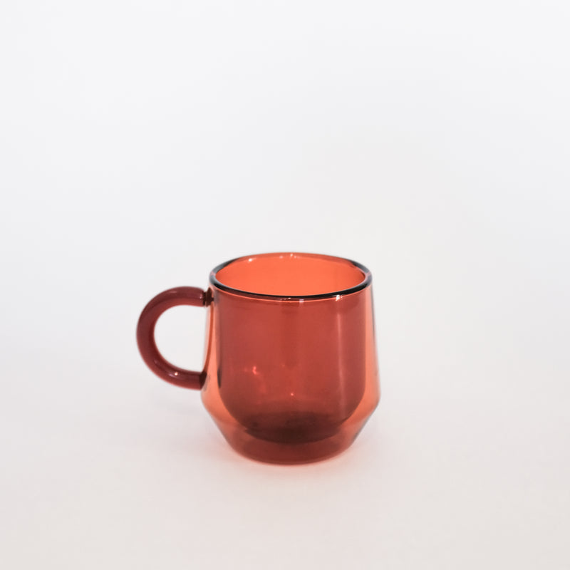Glass Amber Mug
