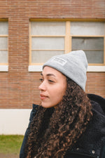 Knit Beanie In Gray (Tight Knit)