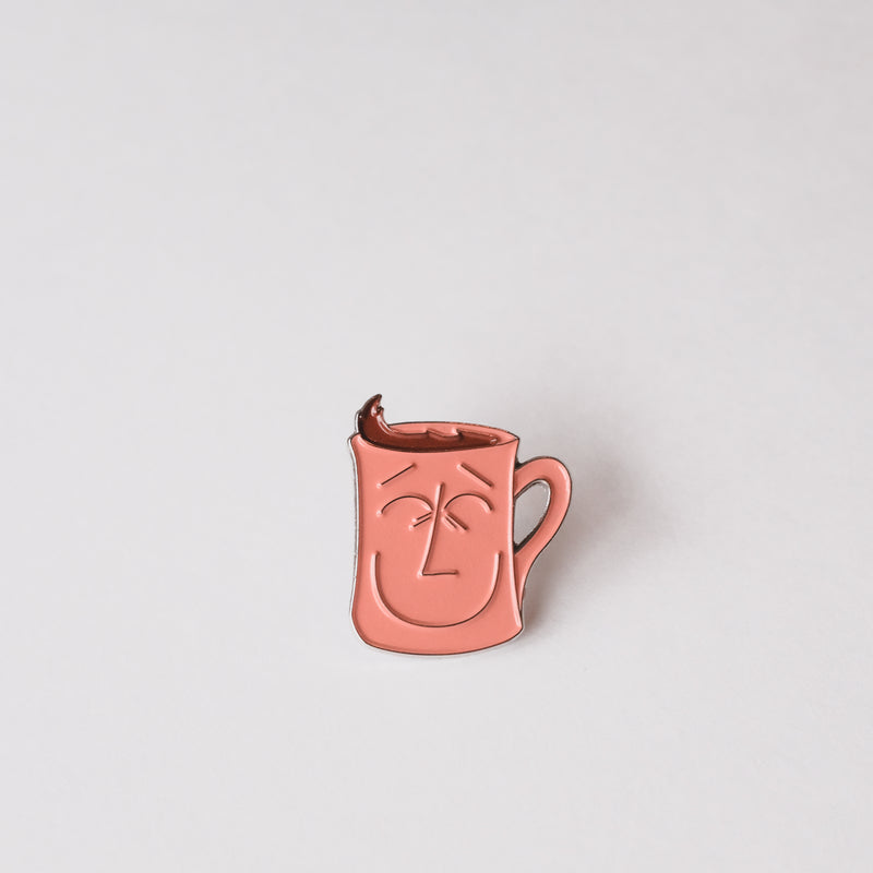 Handsome Mug Enamel Pin