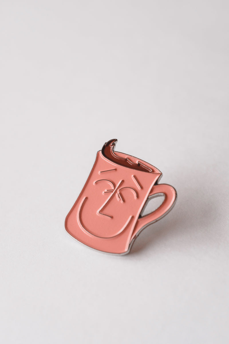 Handsome Mug Enamel Pin