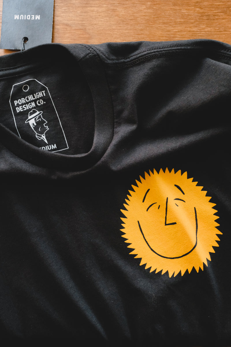 Happy Sun Shirt In Soft Black