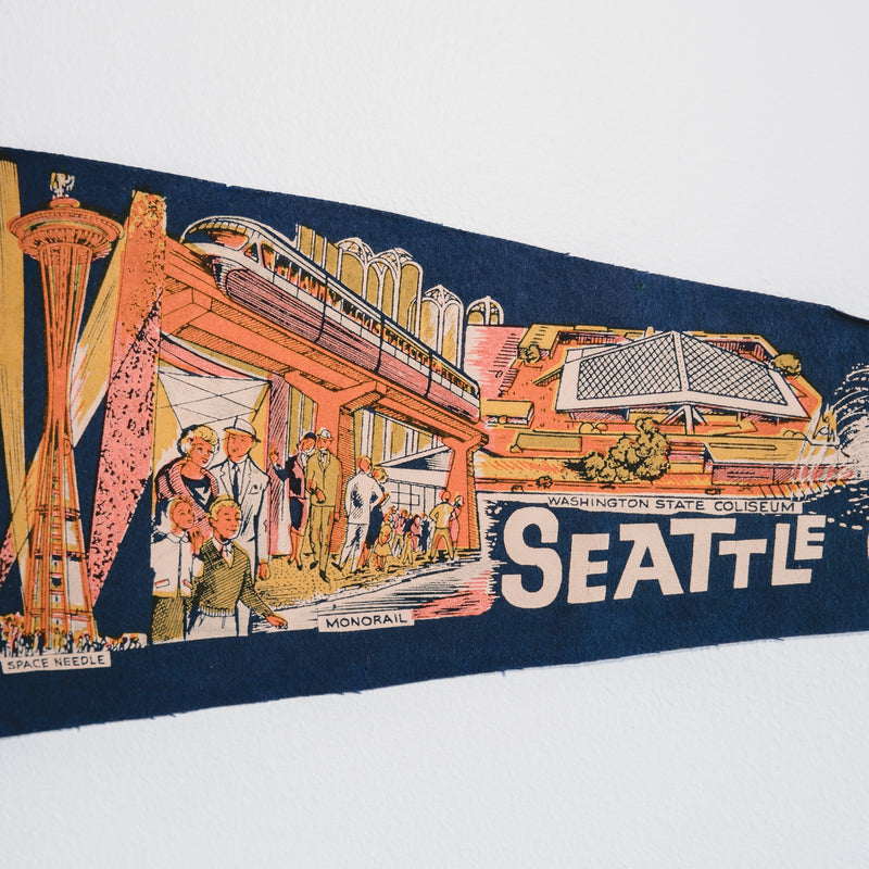 Vintage Seattle Center Pennant