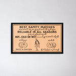 Vintage 1930s Safety Match Advertisements